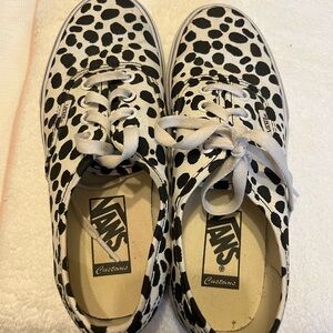 Vans Customs Dalmation print sneakers Size 6.5